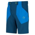 La Sportiva Wanderhose Scout Short (elastischer Bund mit Kordelzug, technische Stoffkombination) kurz blau Herren